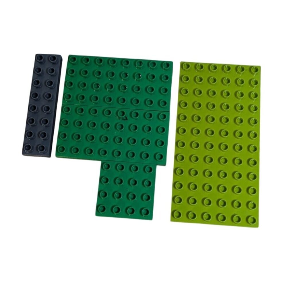 LEGO Duplo Building Plates Set 5 Pieces Green & Lime flat‎ plates